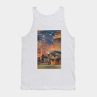 Elegant Ukiyo-e Landscapes: Japanese Art Prints Tank Top